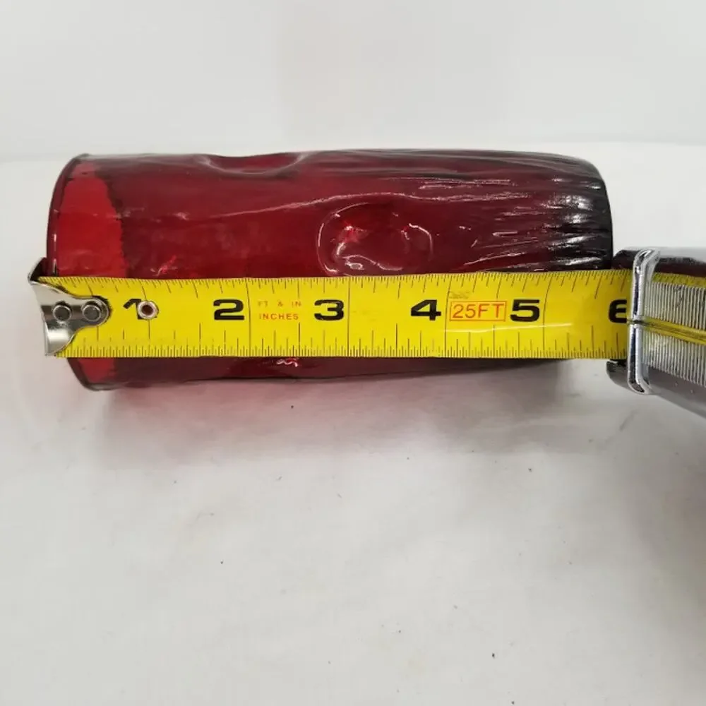 Vintage Ruby Red Textured 6